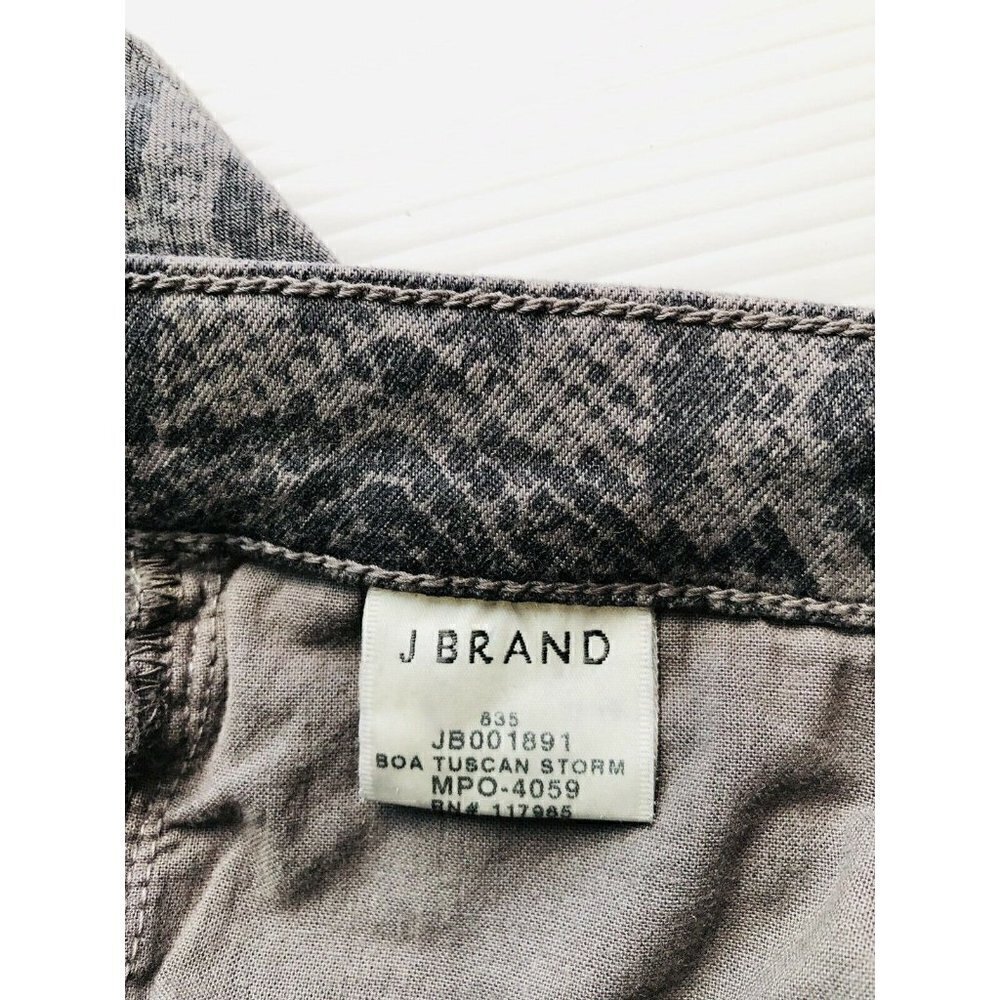 J Brand 835 Mid Rise Crop Skinny Jeans in Tuscan Storm JB001891 Jeans Size 25 - Picture 6 of 10